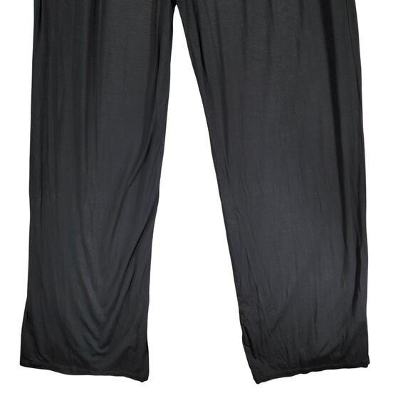 Trina Turk Halter Jumpsuit L Women Black Elastic Waist Sleeveless Resortwear NEW - Picture 8 of 9